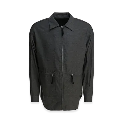 COMME des GARCONS HOMME Cotton Overshirt Jacket "Black"