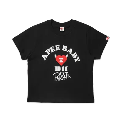 A BATHING APE x BABY MONSTER Women's APEE Baby Print Tee #2 "Black"