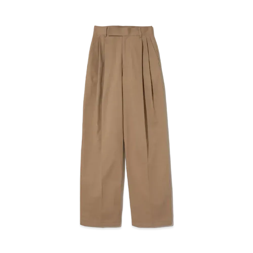 UNDERCOVER Cotton Tuck Pants "Beige"