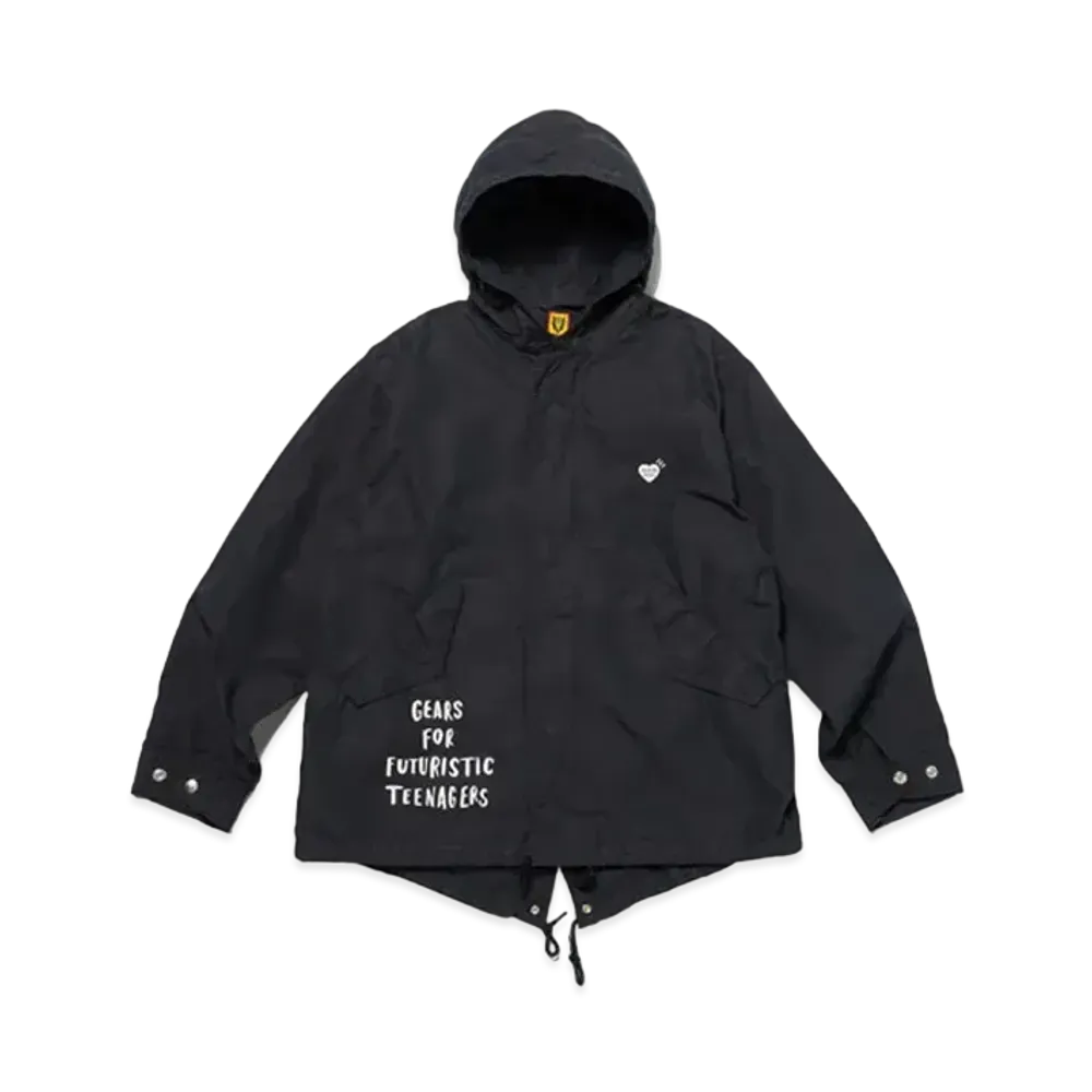 HUMAN MADE Hooded Coat "Black"