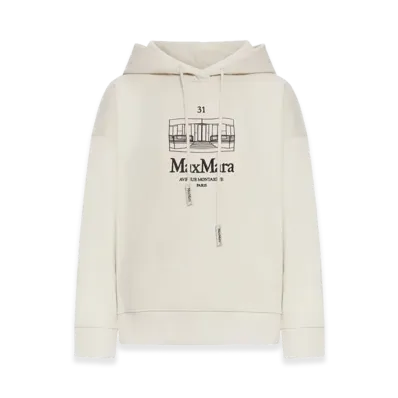 S Max Mara Women's Andrea Hoodie "Ecru"