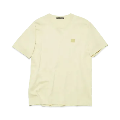 Acne Studios Crew Neck T-Shirt Regular Fit "Sand/Green"