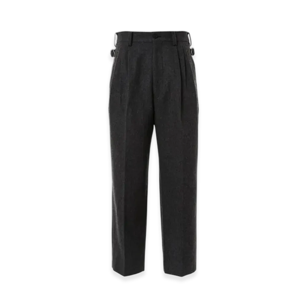 COMME des GARCONS HOMME Wool Tack Pants "Charcoal Gray"