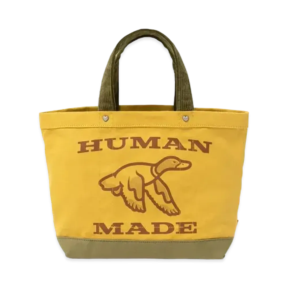 HUMAN MADE TOTE BAG SMALL "Yellow"