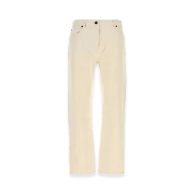 The Row Women's Denim Riaco Jeans "Yellow/Cream"