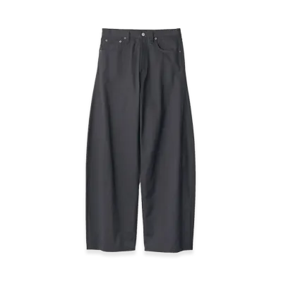 ssstein Deformation Wide Cotton Pants "Black"