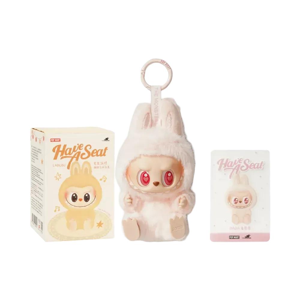 POP MART THE MONSTERS (LABUBU) Have a Seat Plush Series DADA