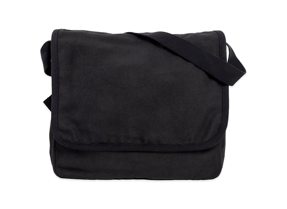 COMOLI Hemp Duck Shoulder Bag "Black"