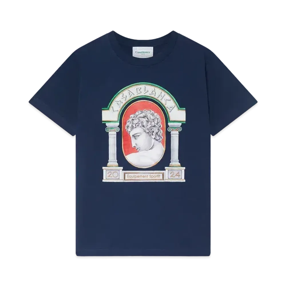 Casablanca La Medaille T-Shirt "Navy"