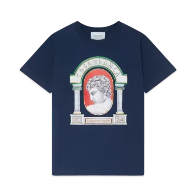 Casablanca La Medaille T-Shirt "Navy"