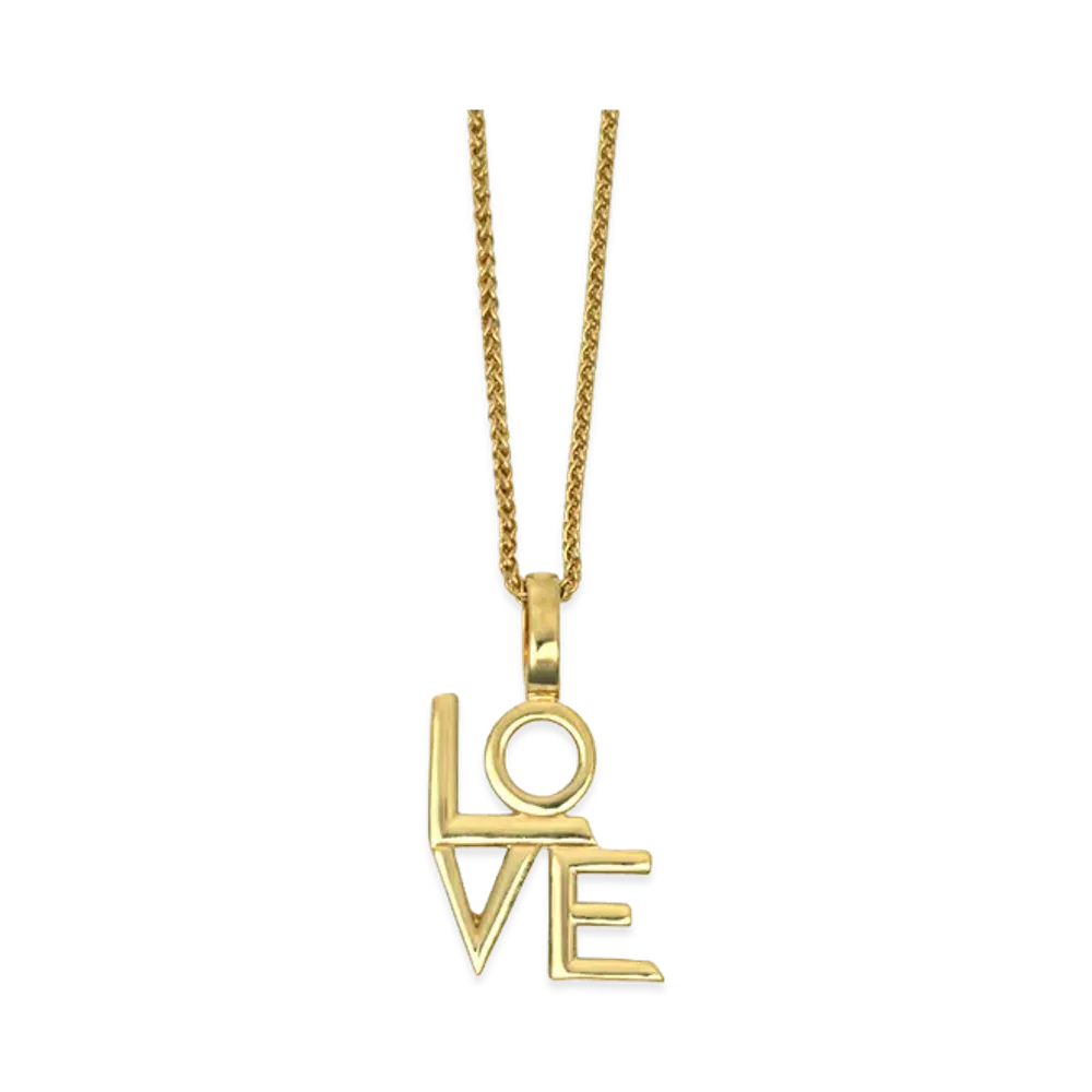 Saint Laurent Love Necklace "Yellow Gold"
