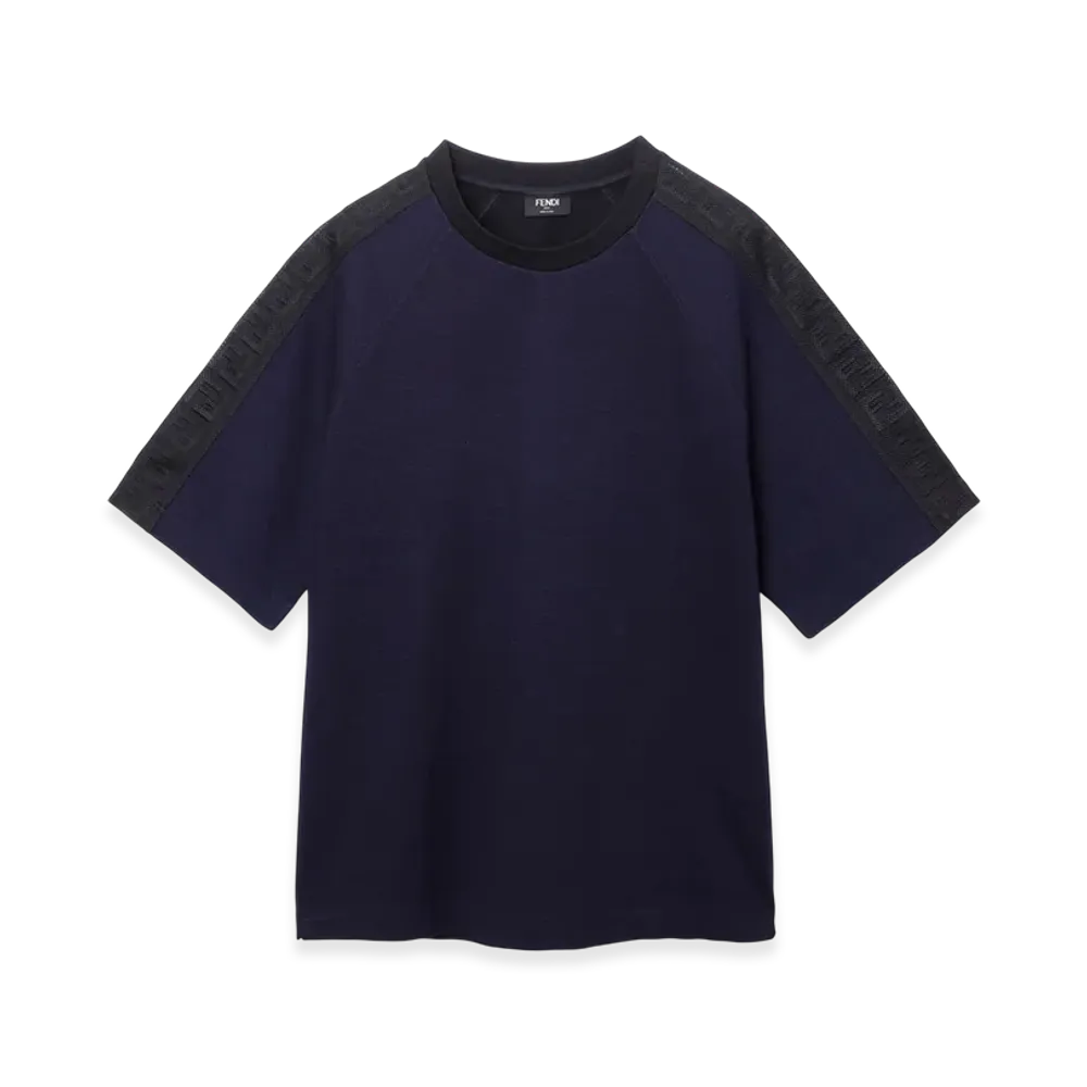 FENDI Crewneck T-shirt "Blue"