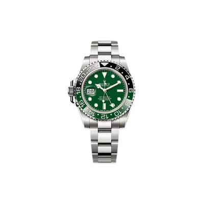 ROLEX GMT-Master II 40mm White Gold 126729VTNR "Green Ceramic"