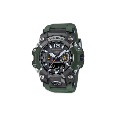 Casio G-Shock Mudmaster Mobile Link Analog-Digi M Watch "Green/Comb"