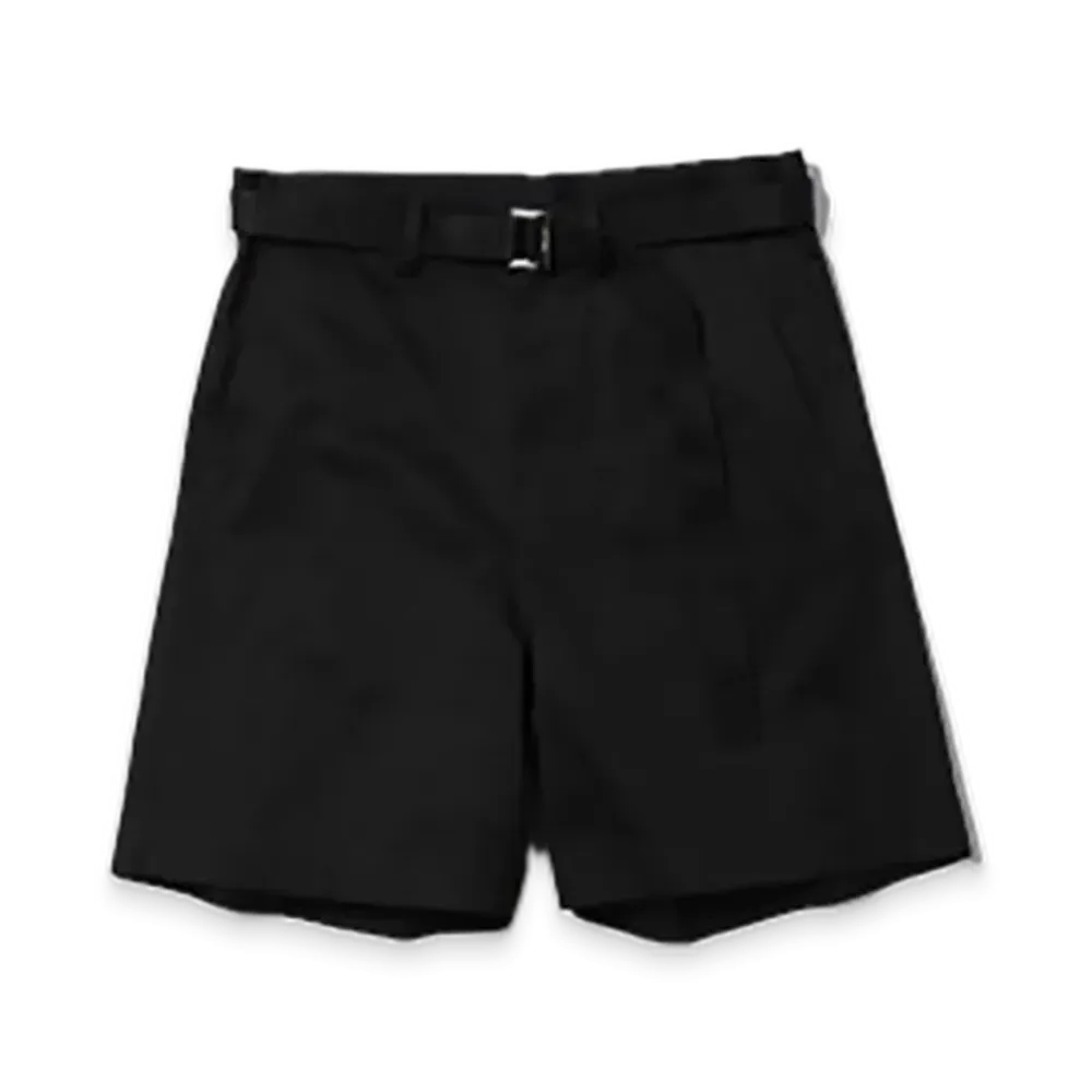 sacai Cotton Chino Shorts "Black"