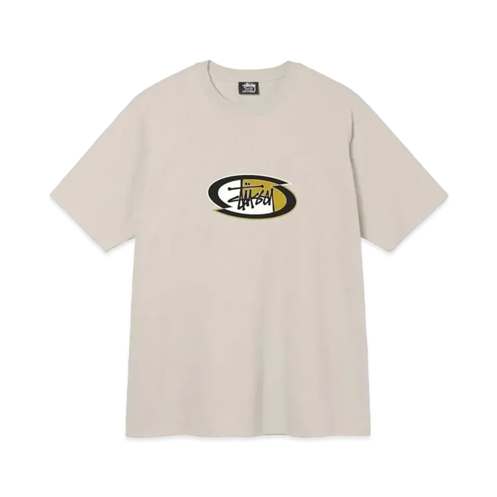 Stussy SPLIT OVAL TEE "Smoke"