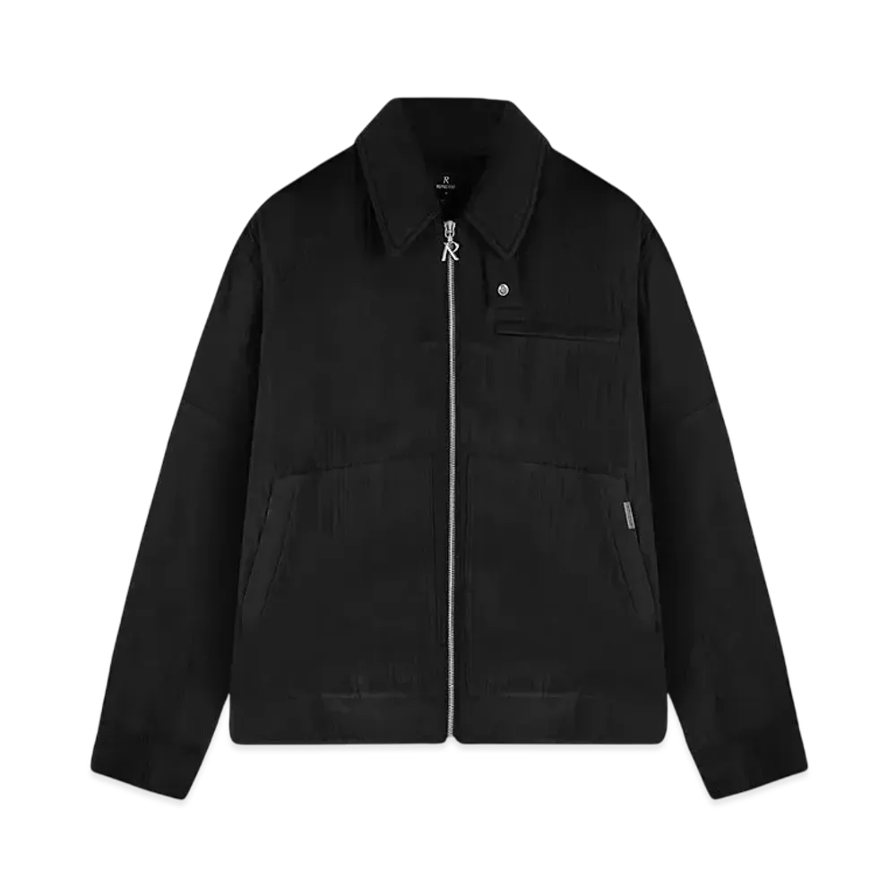 REPRESENT Crinkle Trucker Jacket "Black"