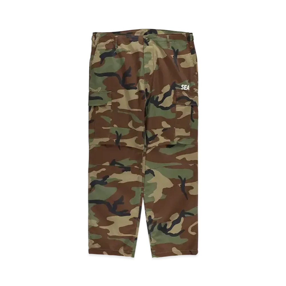 WIND AND SEA Military Cargo Pants "WoodLand"