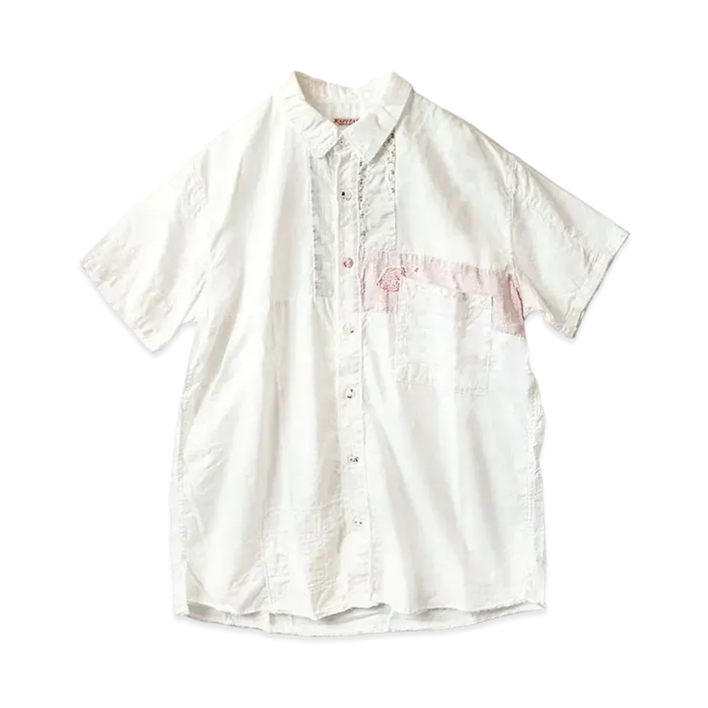 KAPITAL WHITE OX HARVESTRI MEIKUTO MANS SHIRT "White"