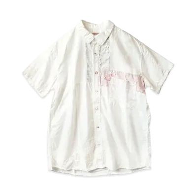 KAPITAL WHITE OX HARVESTRI MEIKUTO MANS SHIRT "White"