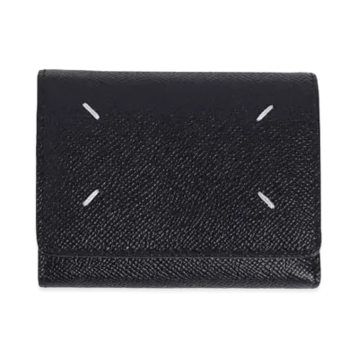Maison Margiela ZIP COMPACT TRI FOLD "BLACK"