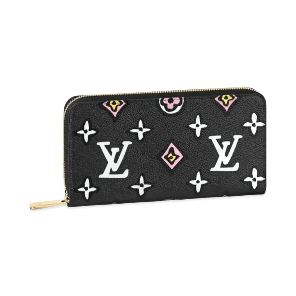 Louis Vuitton Zippy Wallet Wild at Heart "Noir"
