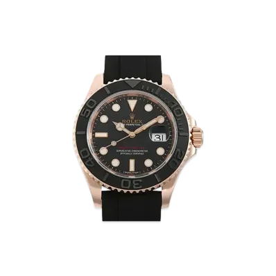 ROLEX Yacht-Master 37 Black Dial 268655