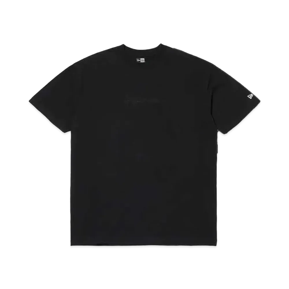 NEW ERA x Yohji Yamamoto FW22 Signature Logo Mikaeri Bijin S/S Cotton Tee "Black/Black"