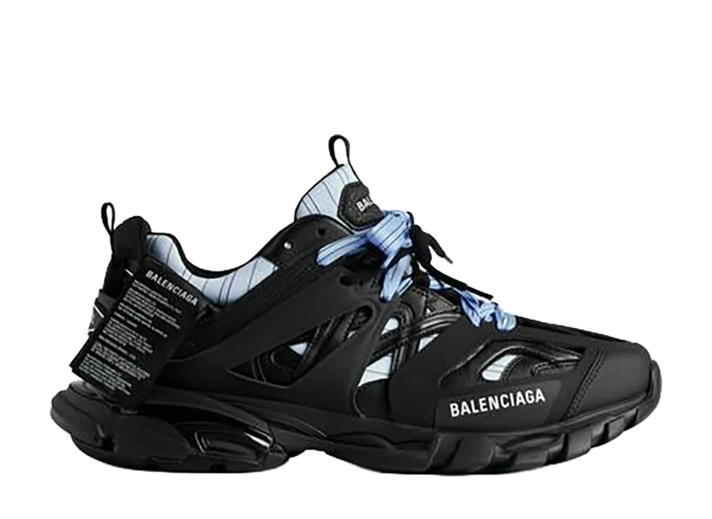 BALENCIAGA Track Shirt Sneaker "Black/Blue"