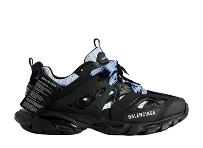 BALENCIAGA Track Shirt Sneaker "Black/Blue"