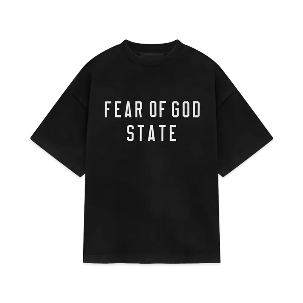 FEAR OF GOD Essentials Kids Heavy Crewneck Tee "Black"