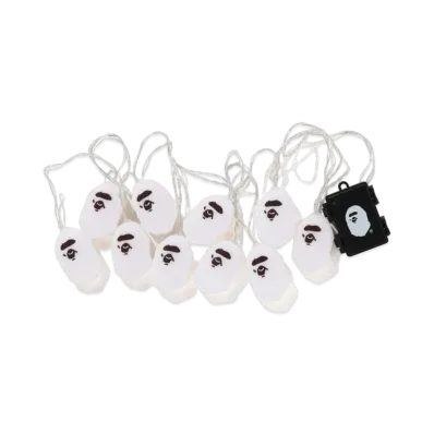 A BATHING APE Ape Head LED Garland Light "Clear"
