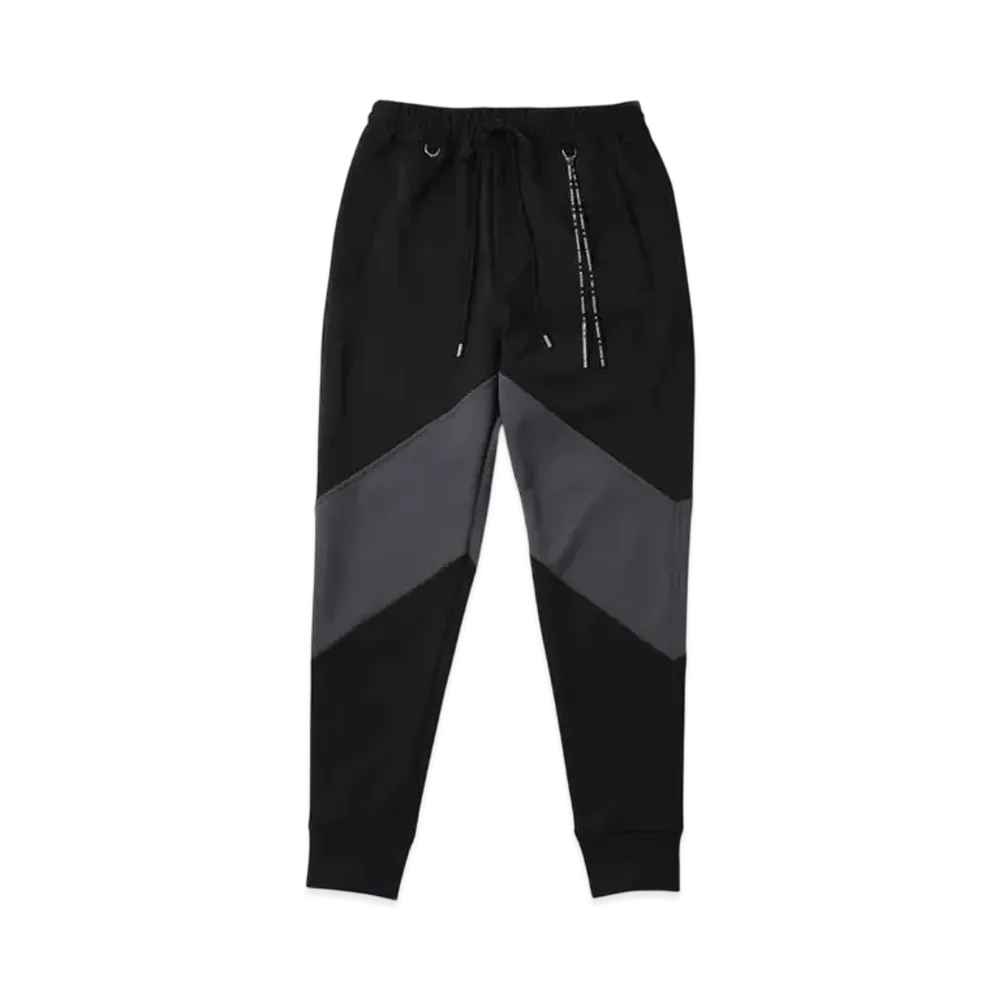 mastermind WORLD Lim Fit V Line Track Pants "Black Charcoal"