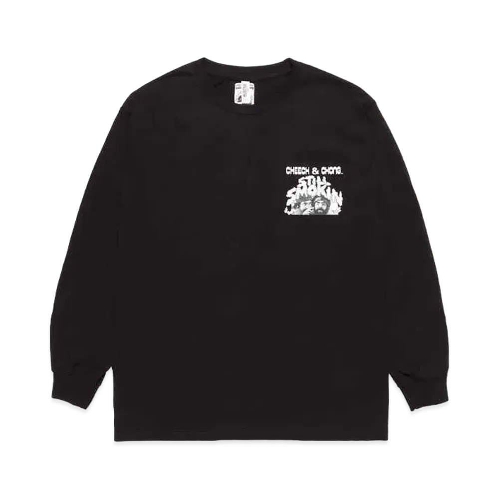 WACKO MARIA STILL SMOKIN' / LONG SLEEVE T-SHIRT #3 "Black"