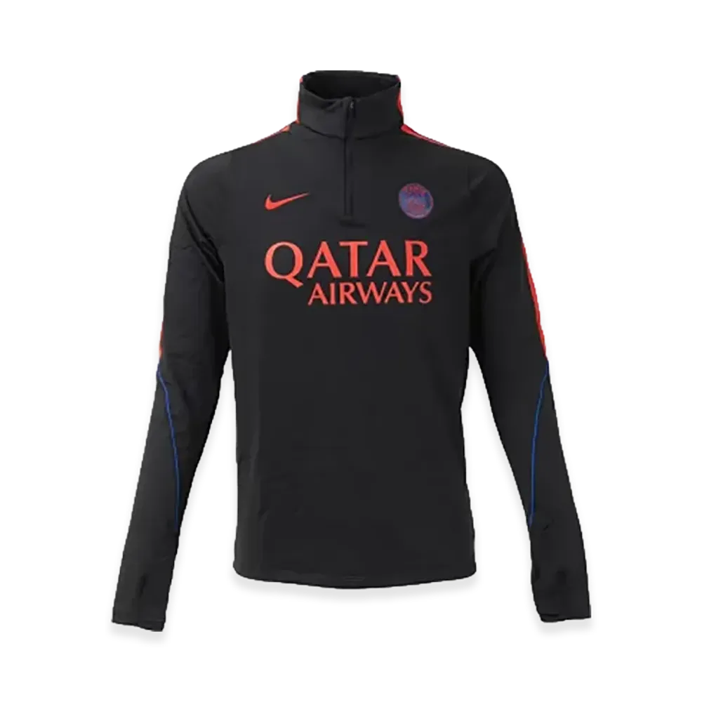 Nike 26-27 Paris SG Strike Drill Top "Black/Global Red"
