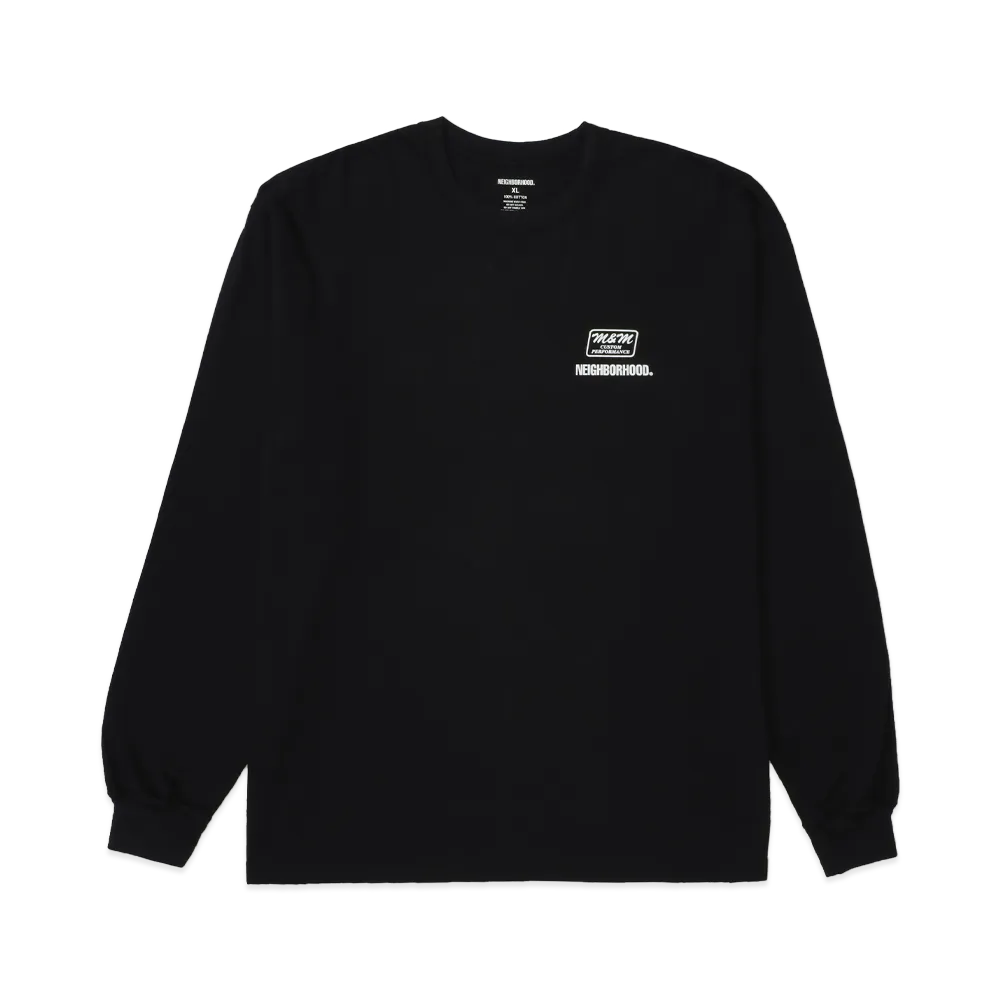 NEIGHBORHOOD x M&M . Tee LS "Black"