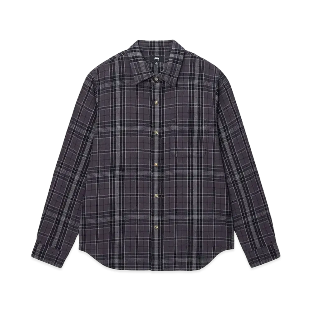 Stussy Stones Plaid Shirt "Black"