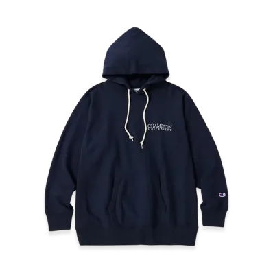 Champion Reverse Weave Hooded Sweatshirt 24FW "Navy"