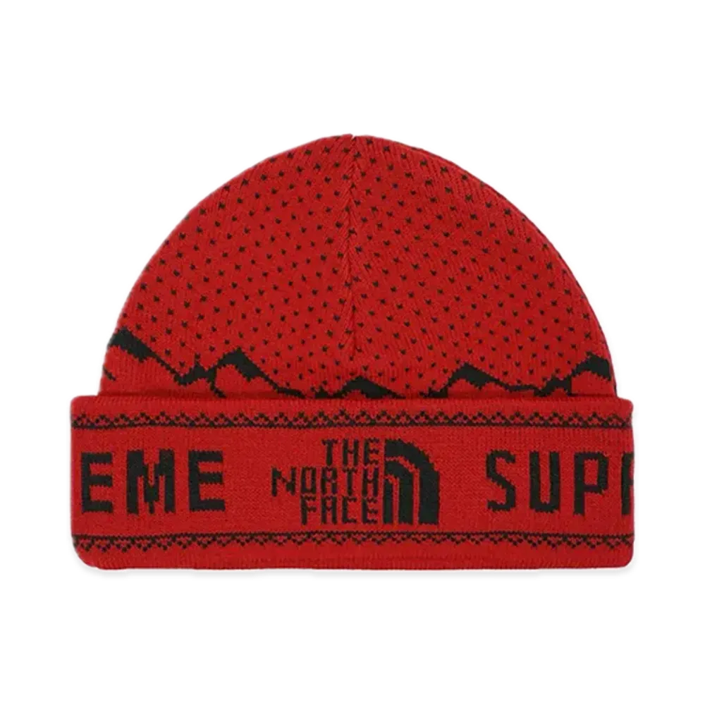 Supreme x The North Face Beanie "Red"