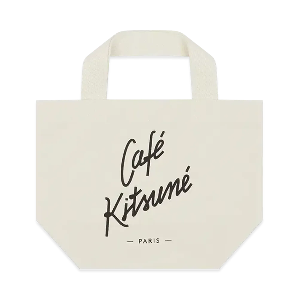 Maison Kitsune Cafe Kitsune Mnini Tote "Latte"
