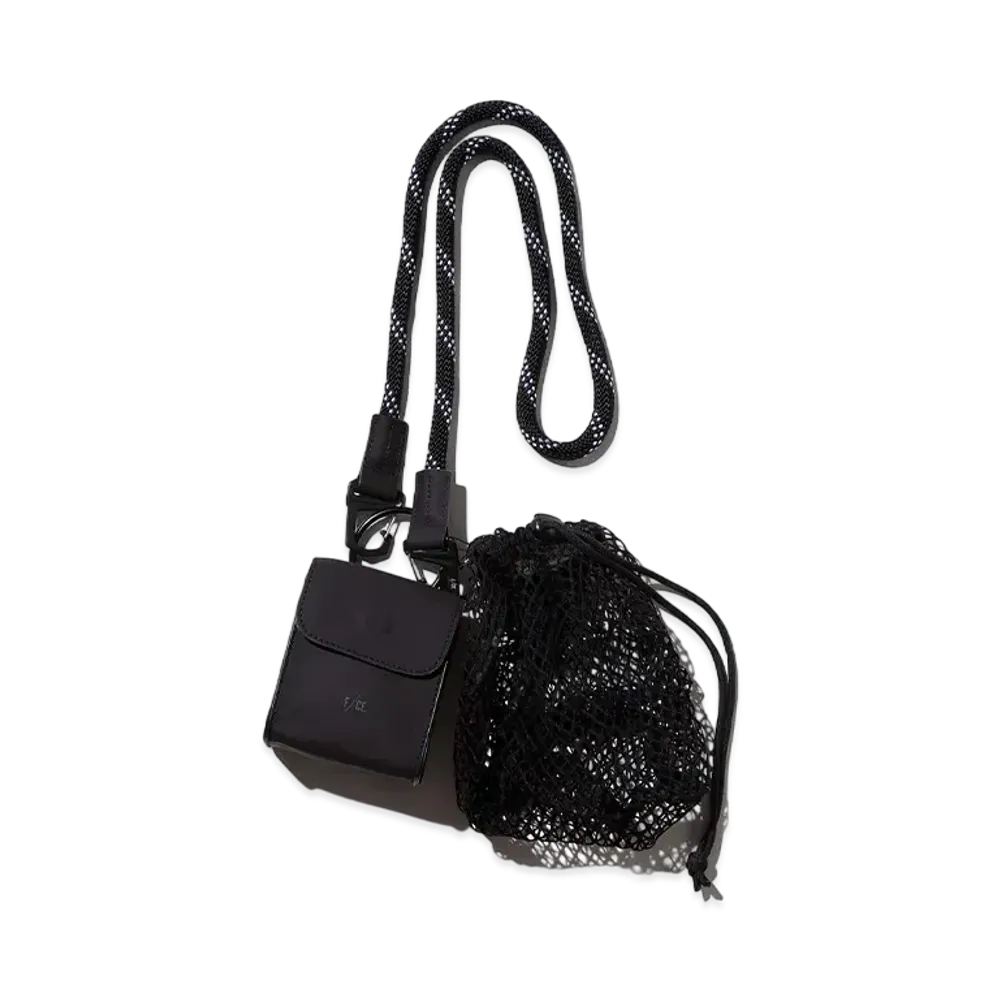 F/CE. Tech Leather Chain Purse "Black"