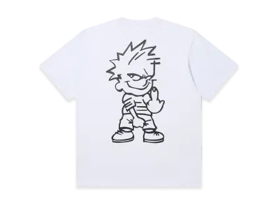 BlackEyePatch Flip Off Boy Tee "White"