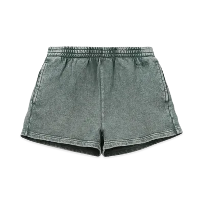 X-Girl Women's Faded Sweat Short Pants "Olive"