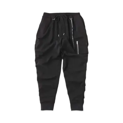 mastermind WORLD Ribbed Puckering Pants "Black"