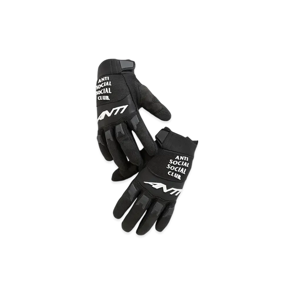 ANTI SOCIAL SOCIAL CLUB Motorcycle Gloves "Black"