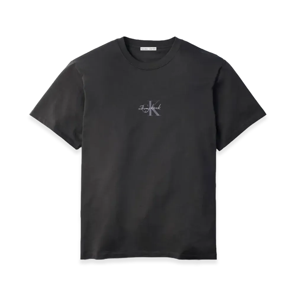 Calvin Klein x Jung Kook of BTS Monologo T-Shirt "Peat Black"