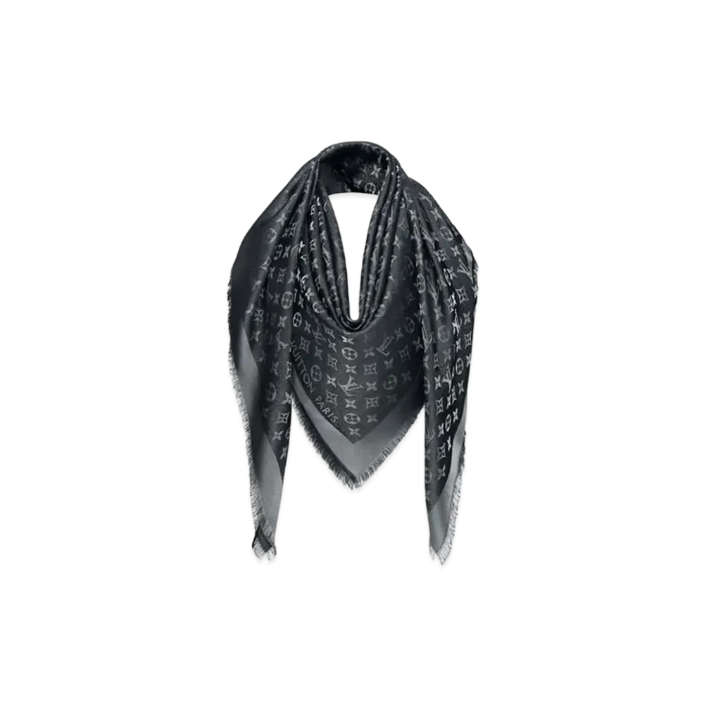 Louis Vuitton Monogram Shine Shawl "Noir"