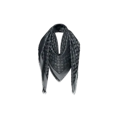 Louis Vuitton Monogram Shine Shawl "Noir"