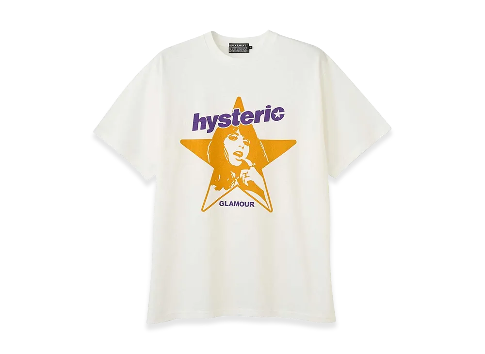 HYSTERIC GLAMOUR Hysteric Star Tee "White"