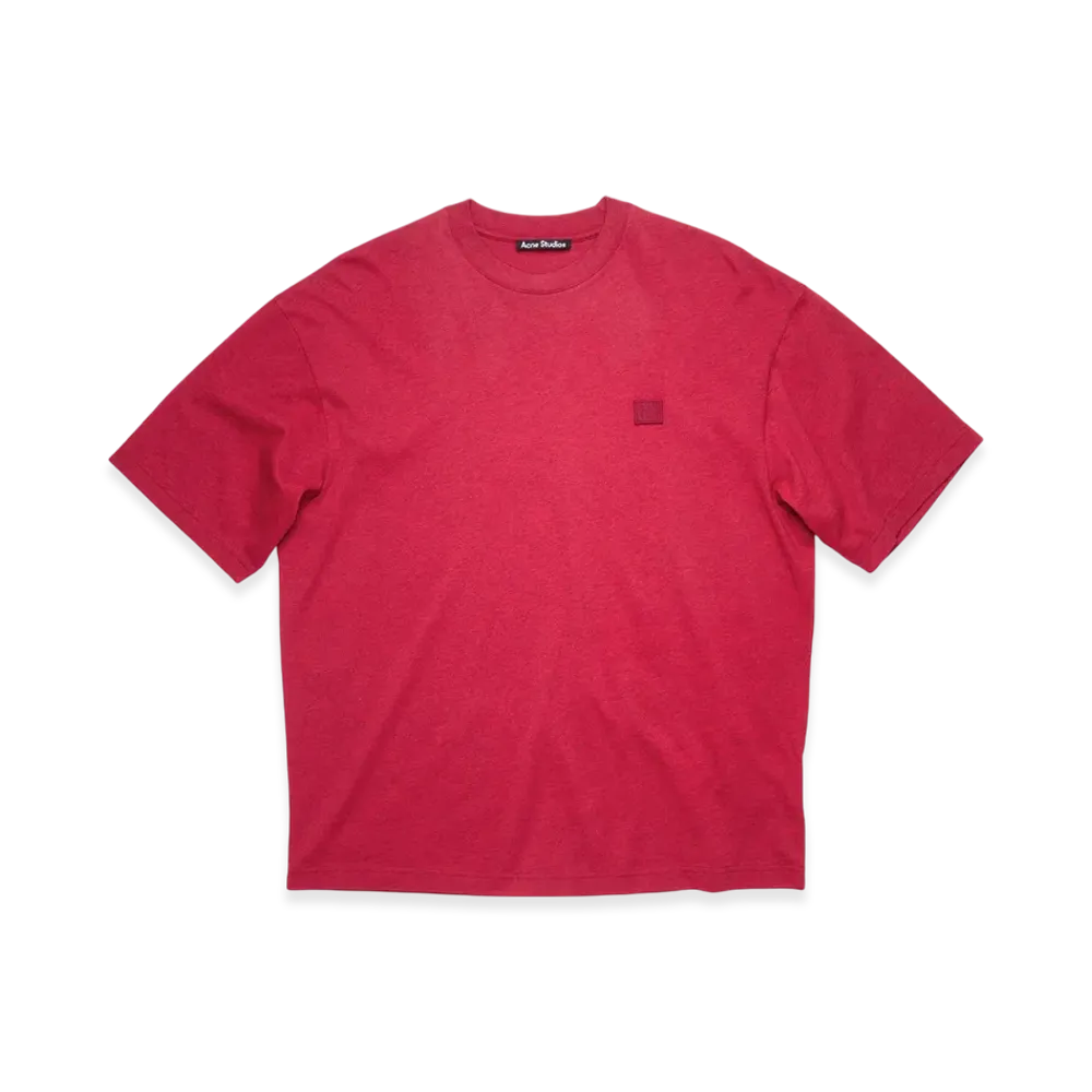 Acne Studios Relaxed Fit T-Shirt - 21SS "Deep Red"